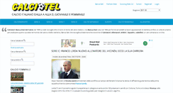 Desktop Screenshot of calciotel.it