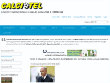 Tablet Screenshot of calciotel.it